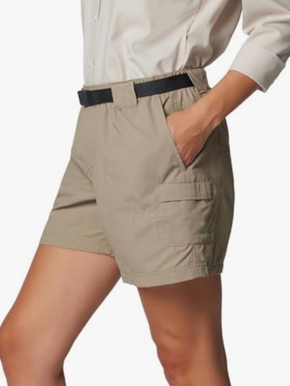 Columbia NWT Sandy River Cargo shorts beige women’s XL - Picture 5 of 11